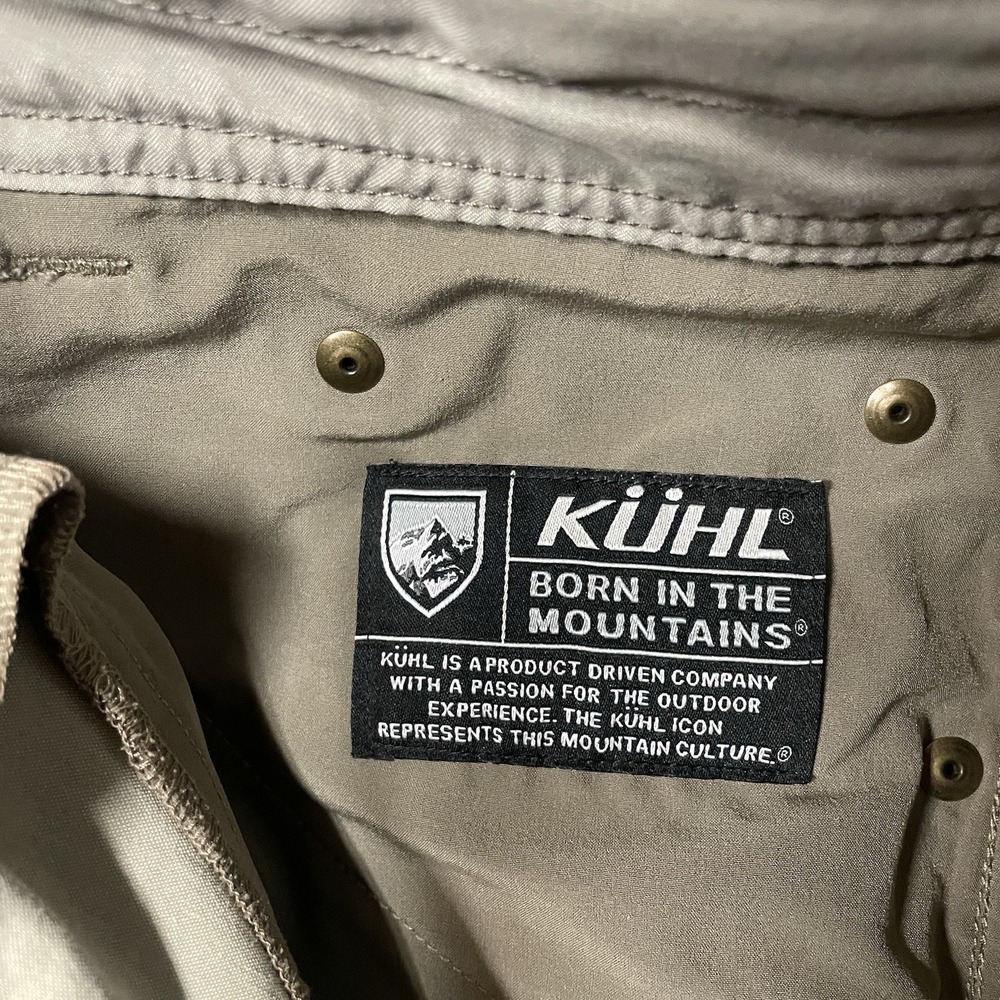 Kuhl Chino Shorts Men 33 Brown Hiking Lightweight Stretch Patina Dye - Picture 4 of 11